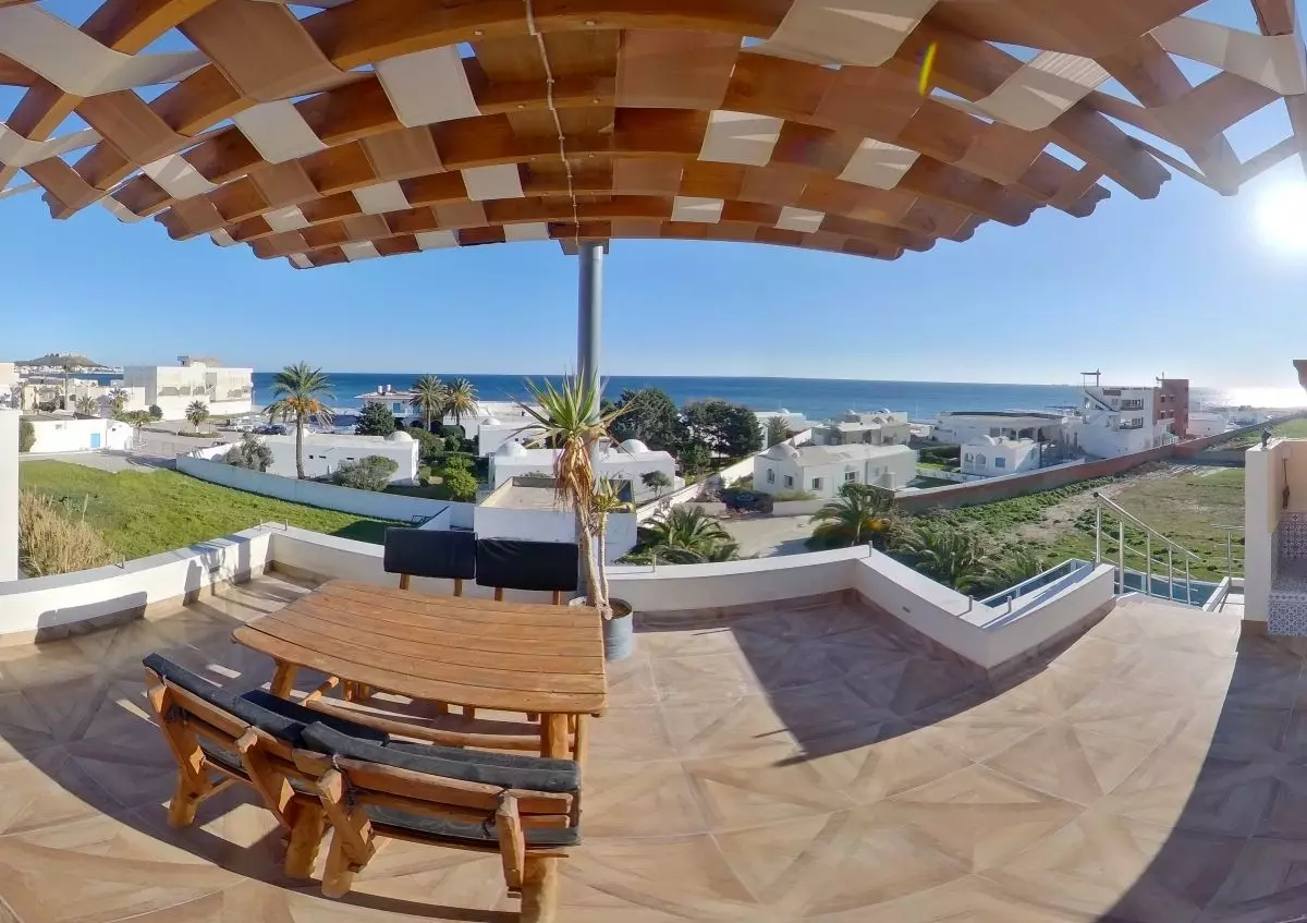 Triplex avec piscine vue mer à Mamounia