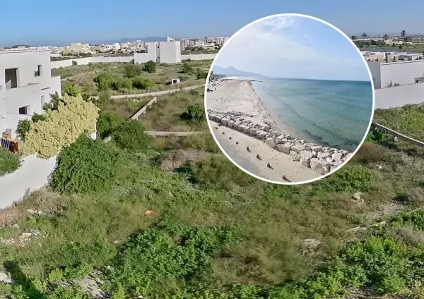 Terrain a 700 de la mer